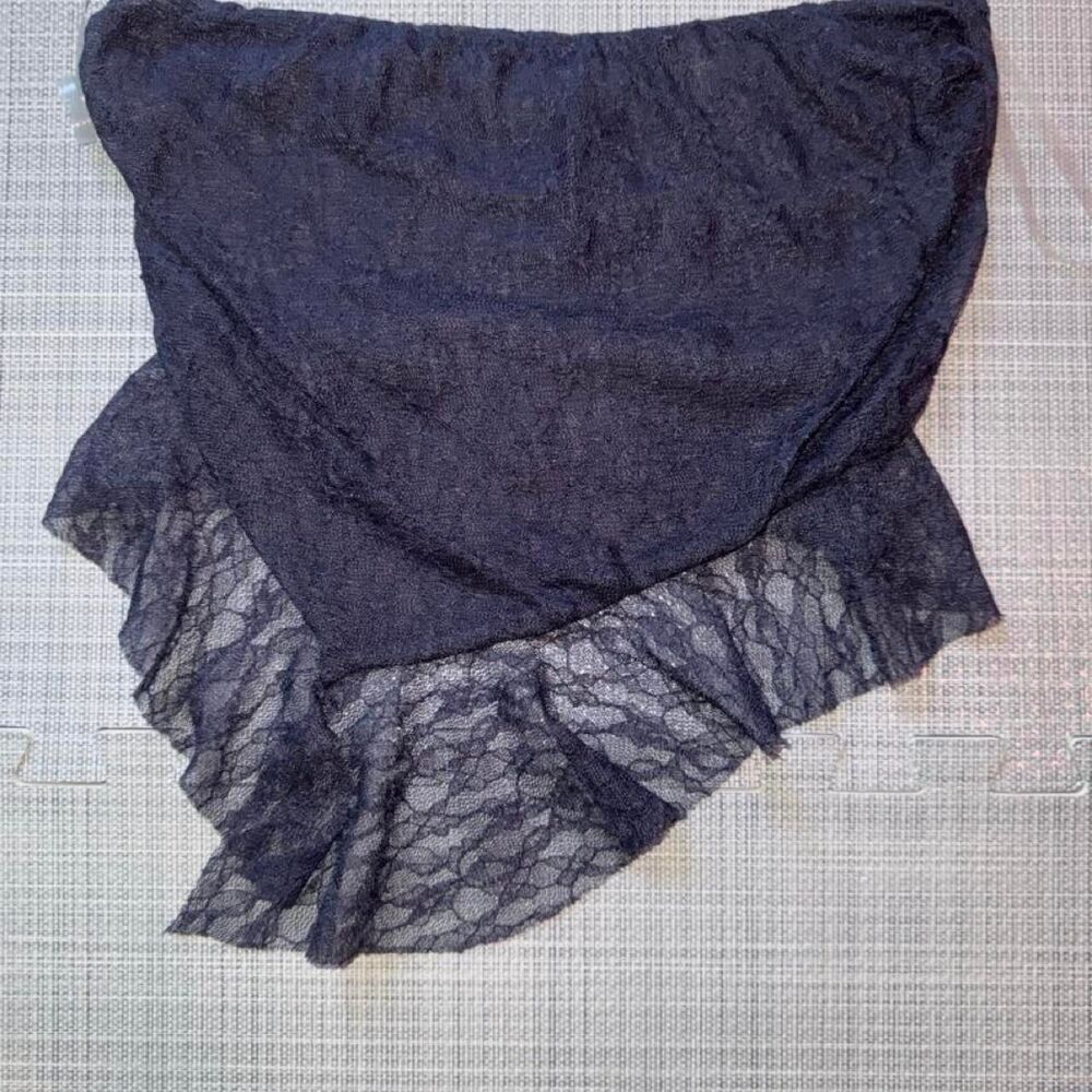 Full-tilt Women's Navy and Black Crop-top